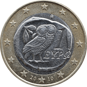 1 euro 2010 grecja a